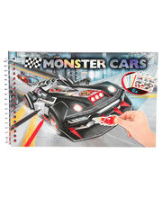 Create Your Monster Cars   Pocket Colouring
