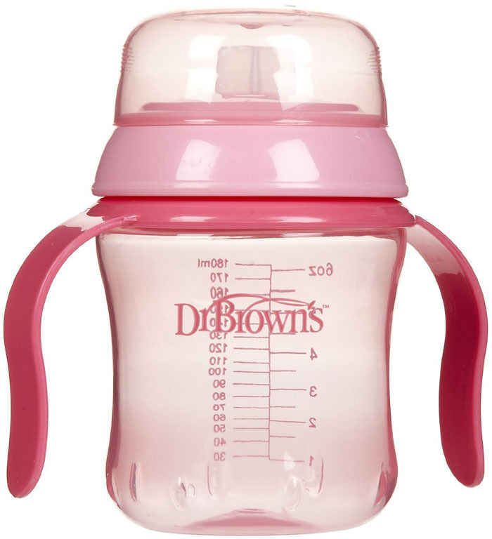 Dr Brownand39s 170ml Soft Spout Training Cup  Pink