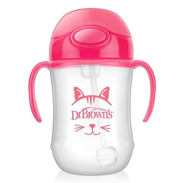 Dr Brownand39s Babys 1st Straw Cup  Pink