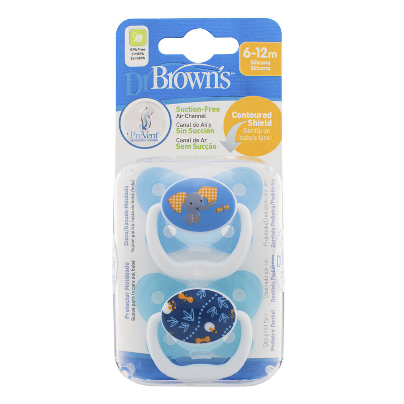 Dr Brownand39s PreVent Pacifier 2pk  PV12001B
