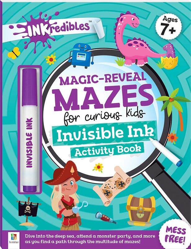 Inkredibles Magicreveal Mazes Invisible Ink Activity Book
