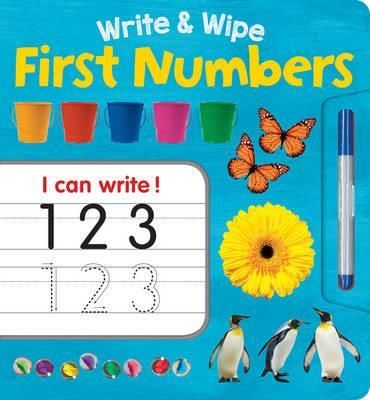 Write and Wipe First Numbers Plus Pen