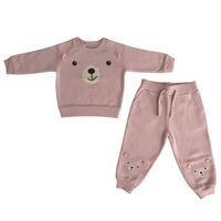 32020 IG Bear Face Set - Pale Pink