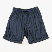 478 Poly Basketball Short lined- Black