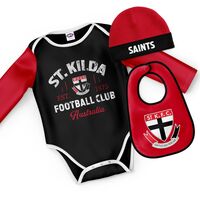 AFL Saint Kilda "Rover" 3pc Bodysuit Gift Set