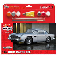 AIRFIX MEDIUM STARTER SET - ASTON MARTIN DB5 SILVER 1:32