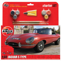 AIRFIX STARTER SET MED E TYPE JAGUAR 1:32