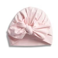 AYRTBL4 Turban with Bow - Soft Pink