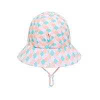 BH Ariel Girls Beach Hat Ponytail Bucket UPF50+