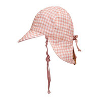 BH Gingham  Rosa Reversible Baby Flap Sun Hat UPF50+