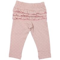 Baby Polka Dot Frill Legging  Pink