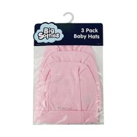 Big Softies Cotton Hat 3 Pack Pink