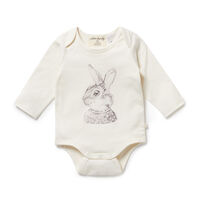 Bunny Rabbit Organic Envelope Bodysuit