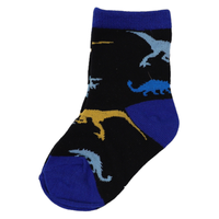 Cars and Dinosaur Socks 3pk Assorted