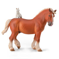 Draft Horse With Cat (XL) CO88916