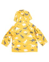 Dino Colour Change Raincoat  Mustard