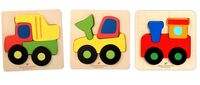 Discoveroo Chunky Vehicles Puzzles