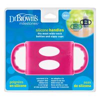 Dr Brown;s Silicone Handles -Pink