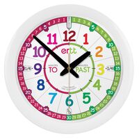 EasyRead Wall Clock Rainbow