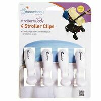 F2210 Stroller Buddy Clips 4 Pkt - White