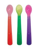 F534 Dreambaby Heat Sensing Soft Tip Spoons 3 Pack