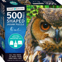 Jigsaw Gallery 500-piece Shaped Jigsaw: Owl