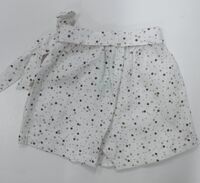 KIDSSS06 Linen Frill Skort Gold Flower 