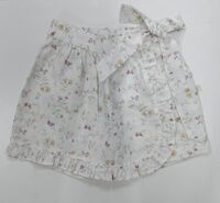 KIDSSS06 Linen Frill Skort Spring Floral 