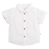 KIDSSS13 Cambric Shirt White 