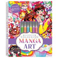 Kaleidoscope Colouring Kit: Manga