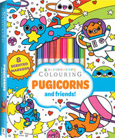 Kaleidoscope Colouring: Pugicorns and Friends