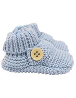 Knitted Button Booties