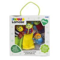 Lamaze Gardenbug Footfinder and Wrist Rattle Set