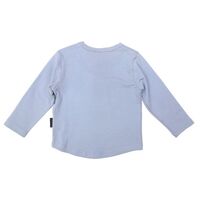 Long Sleeved Top with Truck Applique