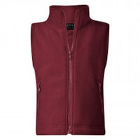 Maroon Polar Fleece Vest 