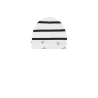 Navy Stripe Reversible Beanie