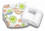 One Size Pea Pod Re-usable Nappy - Swirl Print