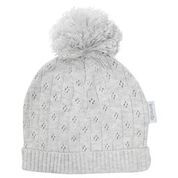 Organic Baby Knit Beanie - Grey