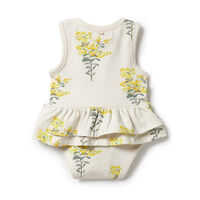 Organic Ruffle Bodysuit Little Blossom 