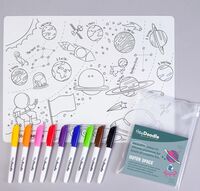 HEY DOODLE REUSABLE COLOUR IN SILICONE PLACEMAT