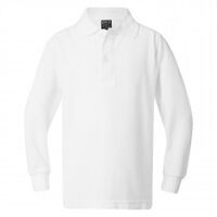 Polo - Long Sleeve White