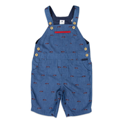 Race Car Shortall  Light Chambray