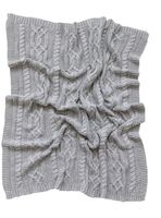 Reilly Knit Blanket - Grey