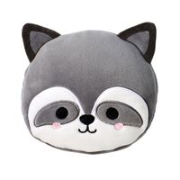 Relaxeazzz Raccoon Travel Pillow and Eye Mask
