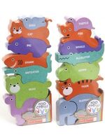 Roo Crew Eco Wood 2.0 Stack Up Animals Assorted