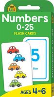 School Zone Numbers 0-25 Flash Cards