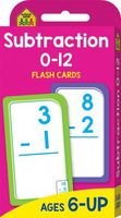 School Zone Subtraction 0-12 Flash Cards