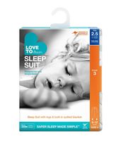 Sleep Suit 25Tog White