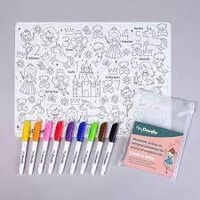 HEY DOODLE REUSABLE COLOUR IN SILICONE PLACEMAT