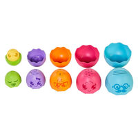 TOMY Toomies Hide and Squeak Nesting Eggs Stacking Toy